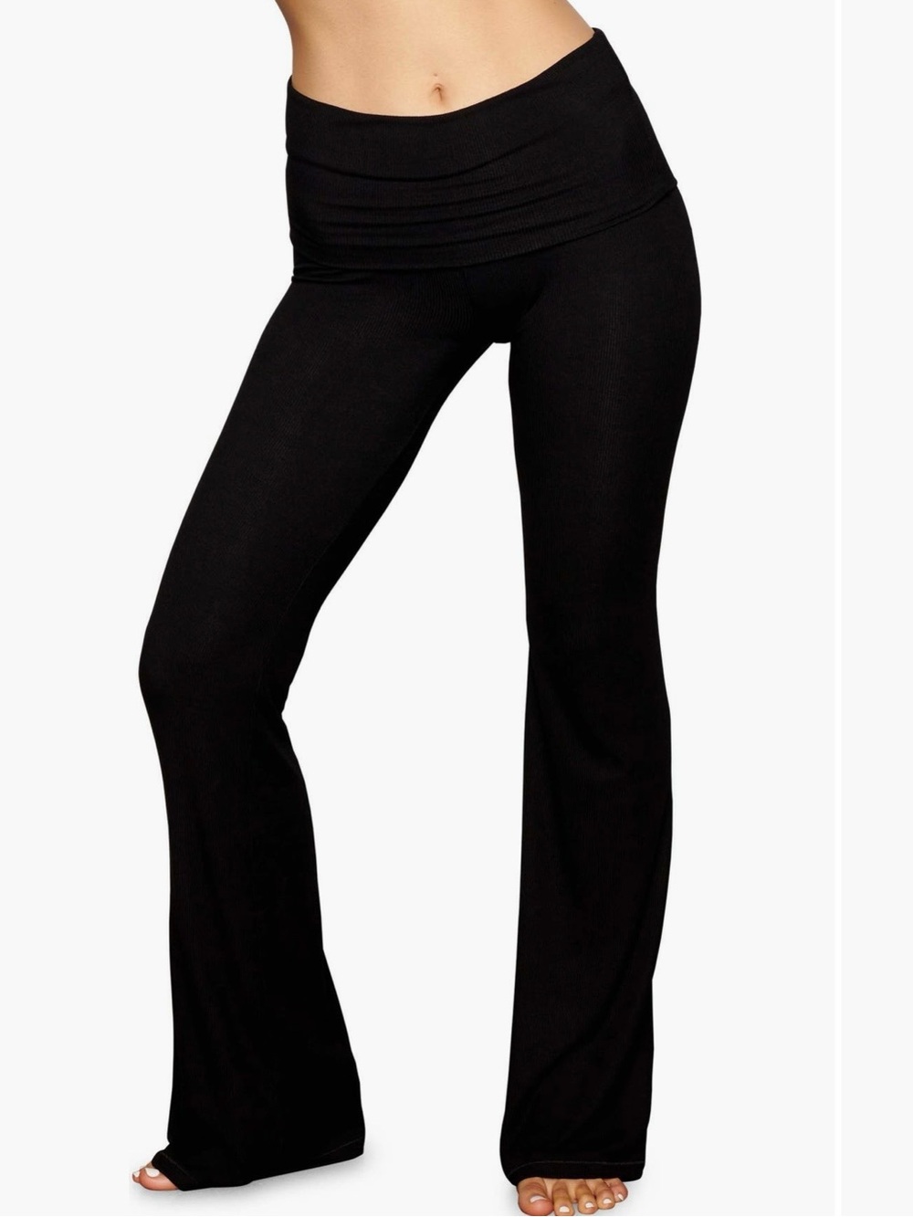 SKIMS Soft lounge Fold-Over Pants - Black Large